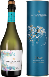 Вино игристое SANTA CAROLINA белое брют, п/у, 0.75л, фотография