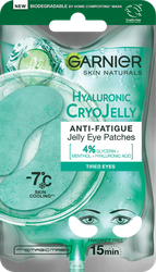 Патчи тканевые для кожи вокруг глаз GARNIER Эксперт+ Крио гель, 5мл, крупный план