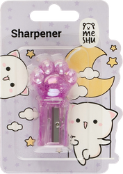 Точилка MESHU Cute paw, 1 отверстие, в ассортименте, изображение