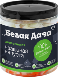 Капуста квашеная БЕЛАЯ ДАЧА Деревенская, 450г, картинка