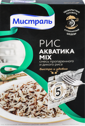 Рис МИСТРАЛЬ Акватика Mix, в пакетиках, 5x80г, детальное фото