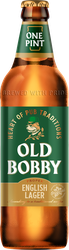 Пиво светлое OLD BOBBY Lager пастеризованное 4,6%, 0.568л, детальное фото