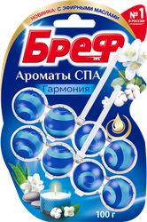Туалетный блок БРЕФ Ароматы СПА Гармония 100г, 2шт, картинка