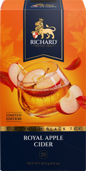Чай черный RICHARD Royal Apple Cider, ароматизированный, 25пак, фотография