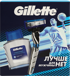 Набор подарочный GILLETTE Mach3 Turbo 3D Бритва+Лосьон после бритья Arctic Ice, 50мл, детальное фото