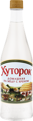 Настойка ХУТОРОК Домашняя на меду с хреном 40%, горькая, 0.5л, фотография