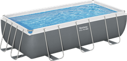 Бассейн каркасный BESTWAY 404x201x100см 6478л, с фильтром-насосом и лестницей, Арт. 56441, фотография