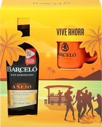 Ром BARCELO Anejo выдержанный 37,5% с керамической кружкой, п/y, 0.7л, фото