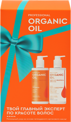 Набор подарочный женский PROFESSIONAL ORGANIC OIL №135 Твой главный эксперт по красоте волос: Шампунь для волос Облепиховый, 240мл+Бальзам, 250мл, детальное фото
