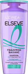 Шампунь для волос жирных у корней и обезвоженных на кончиках ELSEVE Гиалурон Баланс, 250мл, фото