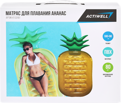 Матрас для плавания ACTIWELL Ананас 180х90см, Арт. 33161, детальное фото