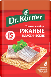 Хлебцы ржаные DR KORNER Классические, 100г, вид