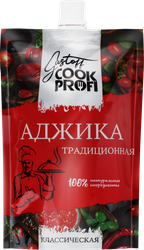 Соус томатный GUSTOFF COOK PROFI Аджика Традиционная, 150г, детальное фото