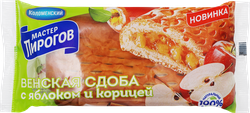 Сдоба МАСТЕР ПИРОГОВ Венская с яблочной начинкой и корицей, 150г, детальное фото