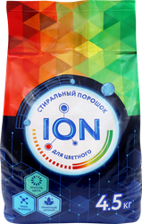 Изображение товара Стиральный порошок для цветного белья ION, 4,5кг