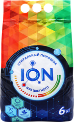 Стиральный порошок для цветного белья ION, 6кг, вид
