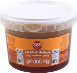 Медовый продукт 365 ДНЕЙ Гречишный, 900г, фотография