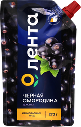 Джем ЛЕНТА Черная смородина, 270г, вид