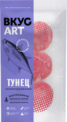 Тунец замороженный ВКУСАРТ медальон, 400г, детальное фото
