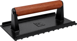 Пресс для гриля PLATINUM CHOICE 21х10см, чугун, дерево, Арт. GF-G2, картинка