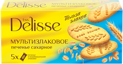 Печенье сахарное DELISSE мультизлаковое, 225г, изображение