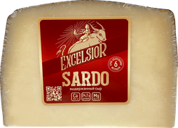 Сыр твердый EXCELSIOR Sardo 45%, без змж, весовой, детальное фото