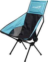 Кресло складное ACTIWELL 64х39х85см до 100кг, с удлиненной спинкой и  подушкой, Арт. MU042901, картинка