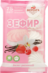 Зефир МЕРЕНГА бело-розовый, 270г, вид