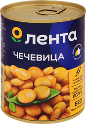 Чечевица ЛЕНТА натуральная, 370мл, крупный план