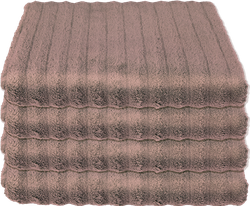 Полотенце махровое HOMECLUB Zero twist 70x130см, коричневое, Арт. 529730/1, крупный план