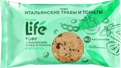 Тофу ЛЕНТА LIFE Томаты и итальянские травы, без змж, 120г, картинка