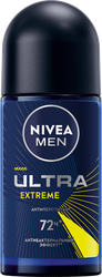 Дезодорант-антиперспирант роликовый мужской NIVEA Men Ultra extreme, 50мл, картинка