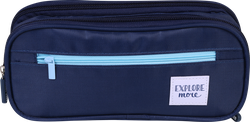 Пенал КРОК&ДИЛЛИ с двумя секциями, 20,8х9х5,8см, Арт. JJ306314A, детальное фото