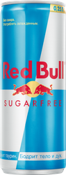Напиток энергетический RED BULL Sugarfree газированный, 0.25л, фото