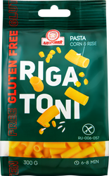 Макароны рисово-кукурузные ЗДОРОВЕЙ Rigatoni Трубочки, 300г, картинка