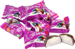 Конфета желейная СЛАВЯНКА Жаклин черника-йогурт, весовая, вид
