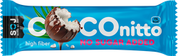 Батончик кокосовый SOJ Coconitto с ванильно-сливочным вкусом, без добавления сахара, 40г, детальное фото