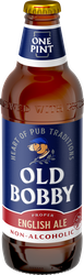 Напиток пивной безалкогольный OLD BOBBY Ale пастеризованный 0,5%, 0.568л, картинка