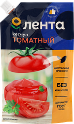 Изображение товара Кетчуп ЛЕНТА Томатный, 260г