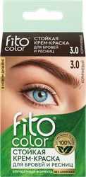 Крем-краска для бровей и ресниц ФИТОКОСМЕТИК Fito color, коричневый, 2х2мл, изображение