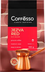 Кофе молотый COFFESSO Jezva Red, 100г, изображение