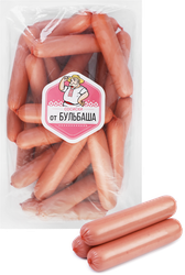 Сосиски от Бульбаша, высший сорт, весовые, крупный план