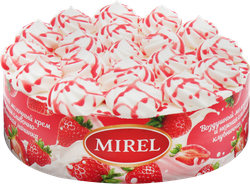 Торт MIREL Клубничный милкшейк, 650г, фото
