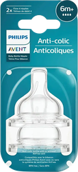 Соска для бутылочки PHILIPS AVENT Anti-colic, с 6 месяцев, Арт. 
SCY764/02, 2шт, вид