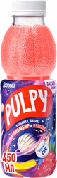 Напиток ДОБРЫЙ Pulpy Пломбир Клубника, банан негазированный, 0.45л, фото