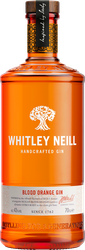 Джин WHITLEY NEILL Blood Orange со вкусом красного апельсина дистиллированный 43%, 0.7л, вид