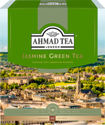 Чай зеленый AHMAD TEA с жасмином, 100пак, фото