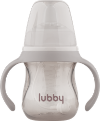 Поильник LUBBY 180мл с мягким носиком, ручками и грузиком, с 6 месяцев, Арт. 30991, детальное фото