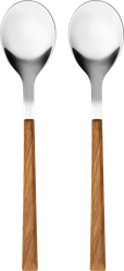 Набор ложек чайных HOMECLUB Wood, нержавеющая сталь, пластик, Арт. SF190927, крупный план