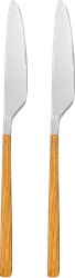 Набор ножей столовых HOMECLUB Wood, нержавеющая сталь, пластик, Арт. SF190928, детальное фото